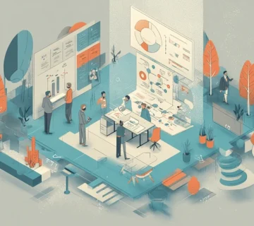 تصویر مفهومی کاهش هزینه بدون افت کیفیت در یک شرکت ایرانی با نقشه‌برداری فرآیند و داشبوردهای هزینه و کیفیت