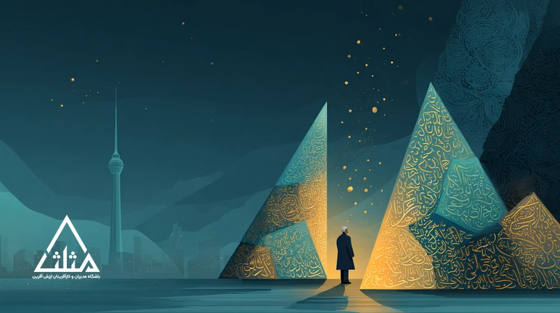 تصویر مفهومی پنج کتاب مدیریتی که نگاه به کتاب رهبری و توسعه رهبری را دگرگون می‌کند؛ مسیر یادگیری مادام‌العمر مدیران