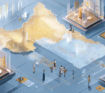 تصویر داشبورد داده‌محور برای پیش‌بینی روندهای اقتصادی ایران در سال آینده با نقشهٔ ایران، نمودار ارز، تورم و اشتغال؛ ویژهٔ مدیران تصمیم‌ساز