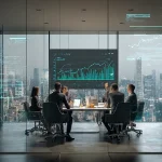 جلسه مدیران حرفه‌ای در حال تحلیل استراتژی برند و جایگاه‌سازی برای رشد کسب‌وکار در باشگاه مدیران و کارآفرینان