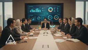 جلسه مدیران در حال بررسی بودجه‌ریزی هوشمند و کنترل هزینه بدون تضعیف مزیت رقابتی