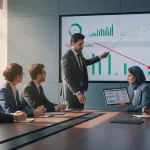 جلسه مدیران درباره شکست پروژه تحول دیجیتال و بررسی KPIها، مدیریت تغییر و حاکمیت داده در سازمان