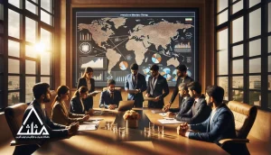 جلسه مدیران برای تدوین استراتژی بازاریابی صادراتی و ورود برند به بازارهای بین‌المللی