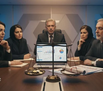 جلسه مدیران درباره پاداش‌دهی سازمانی و بررسی KPIها با تمرکز بر اثرات ناخواسته و کیفیت عملکرد