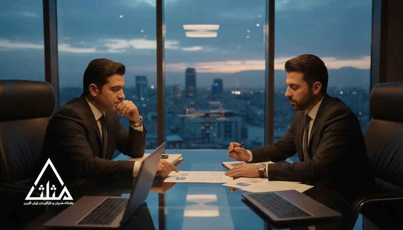 جلسه مذاکره جذب سرمایه بین کارآفرین و سرمایه‌گذار؛ نمایش فرصت رشد و تعارض در تصمیم‌گیری و کنترل کسب‌وکار