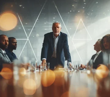 situational leadership in practice, Iranian managers adapting leadership style from directing to coaching, supporting and delegating in a modern meeting room