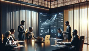 جلسه مدیران در حال تحلیل بودجه‌ریزی هوشمند و کنترل هزینه بدون آسیب به رشد سازمان