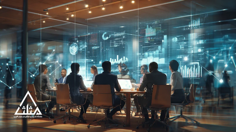 executives designing a smart reward system based on performance appraisal to increase employee motivation in a modern Iranian organization